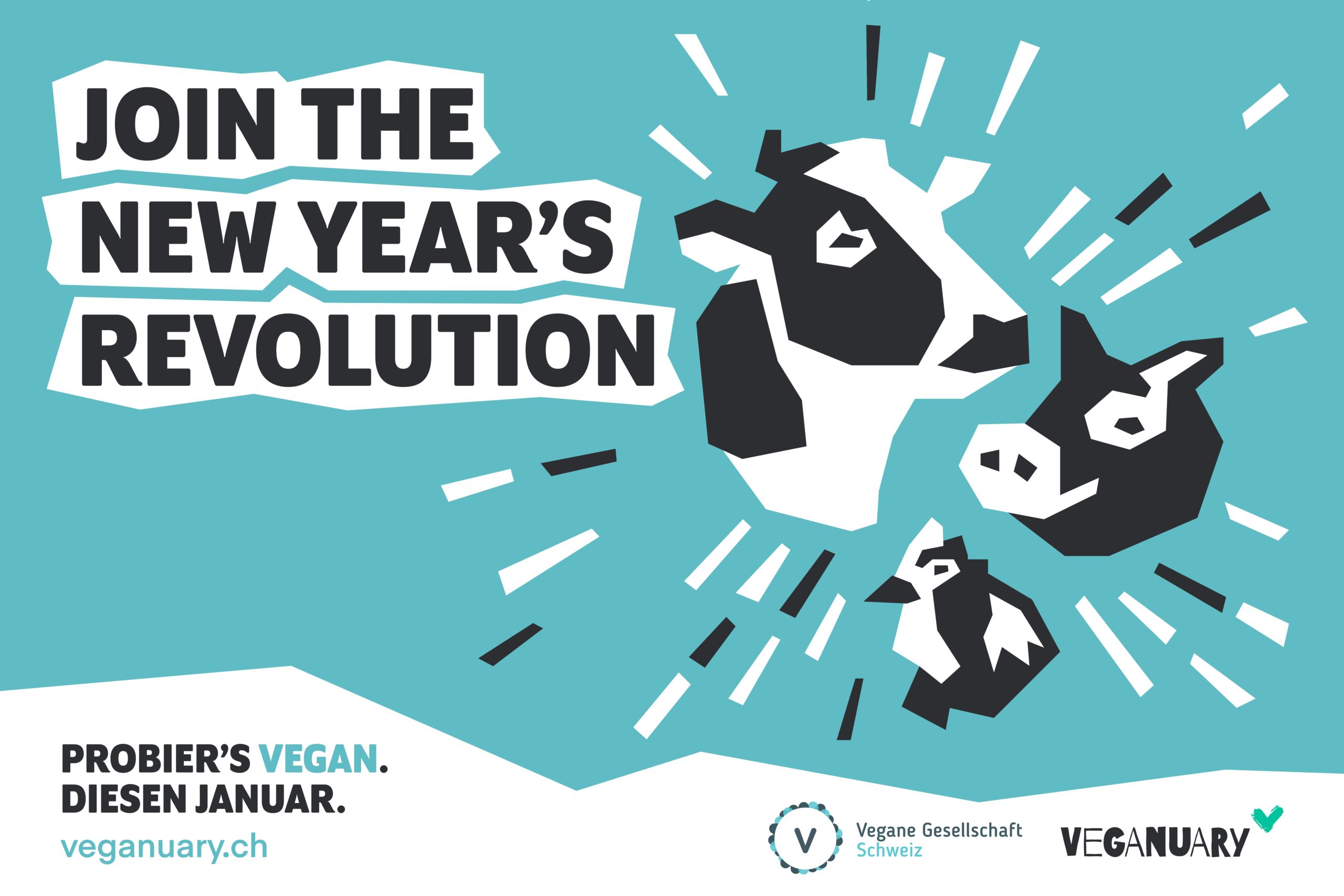 Der Januar wird vegan! – Veganuary in der Schweiz
