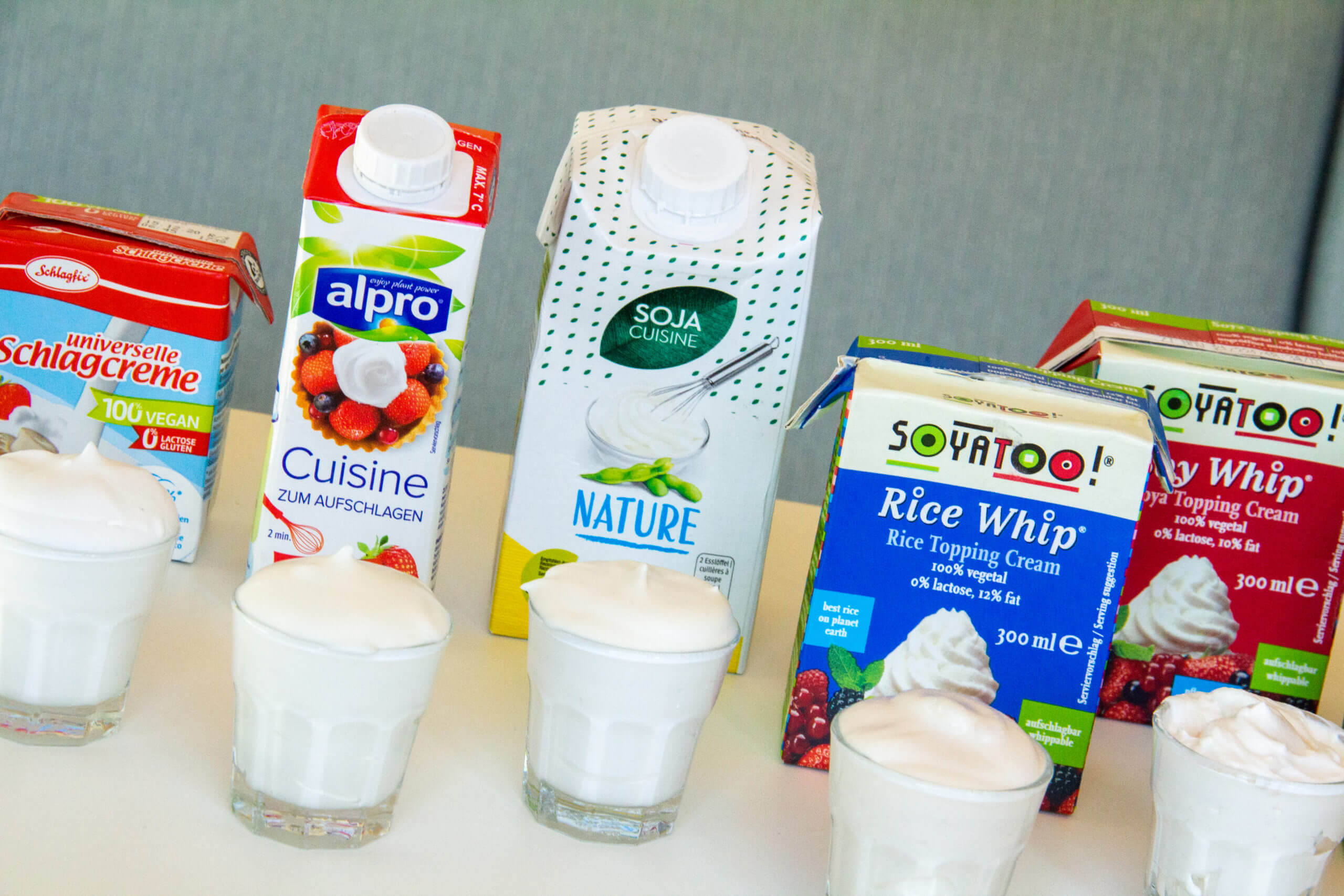 Veganer Schlagrahm im Test