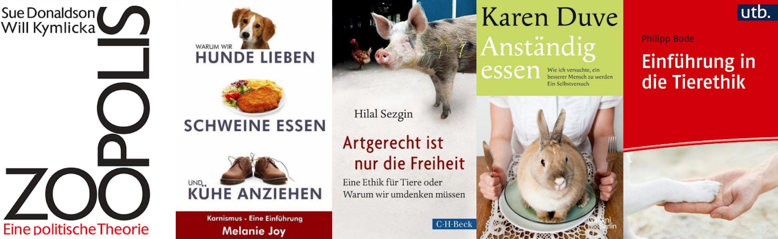 10 spannende Bücher über Tierethik
