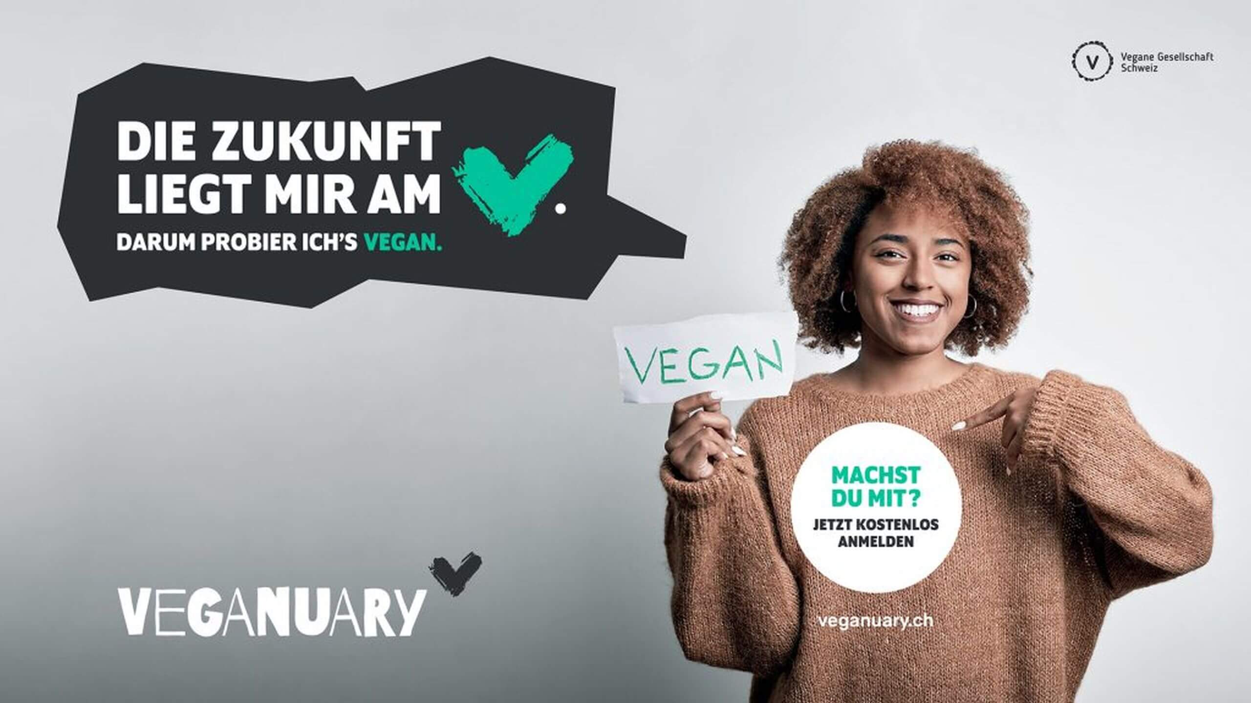 Veganuary 2023 Plakat