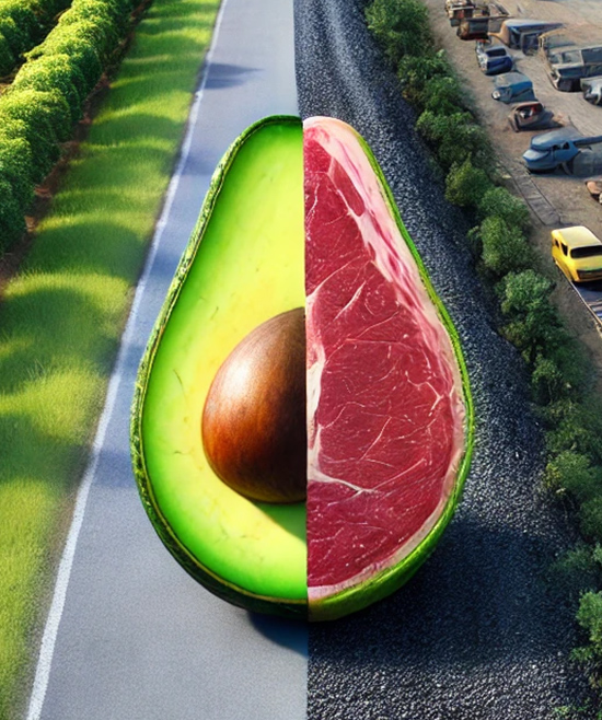 Avocado vs. Steak: Warum die grüne Frucht das Klima schützt