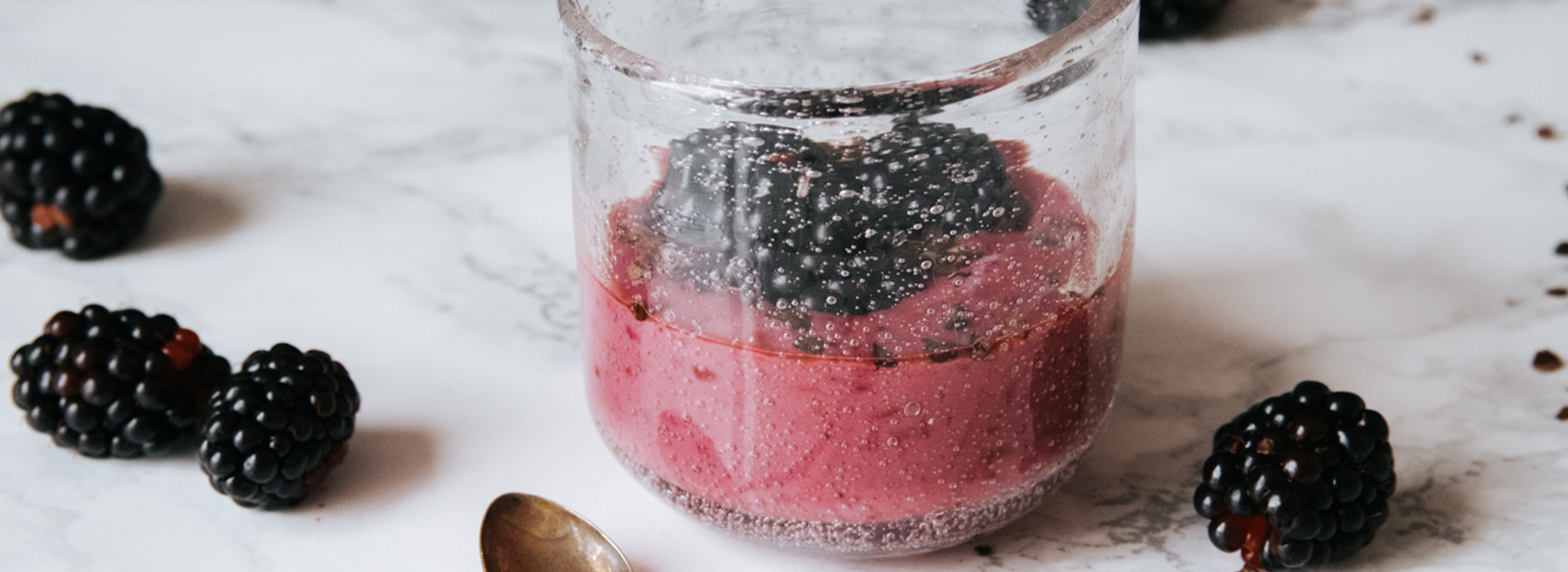 vegane Brombeercrème