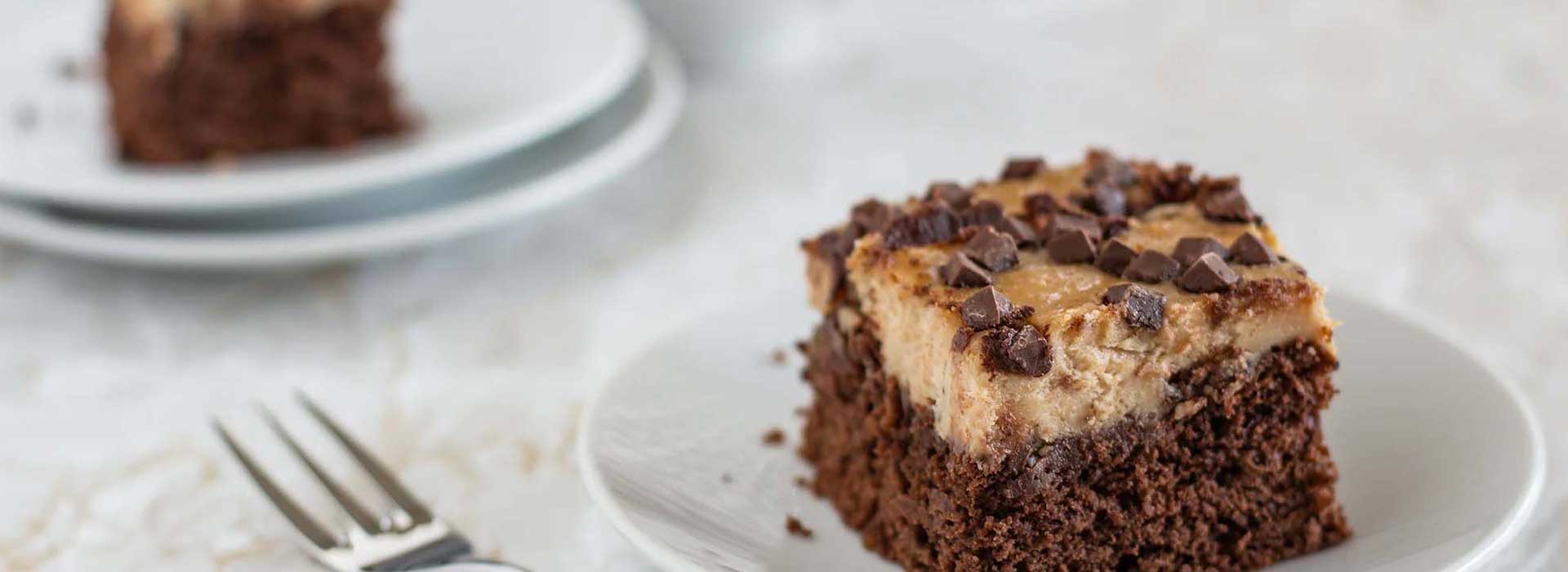 Erdnussbutter Cheesecake Brownies