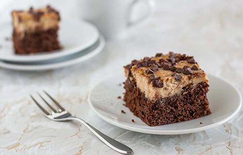Erdnussbutter Cheesecake Brownies
