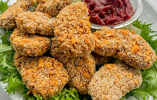 Vegane Chickpea Nuggets