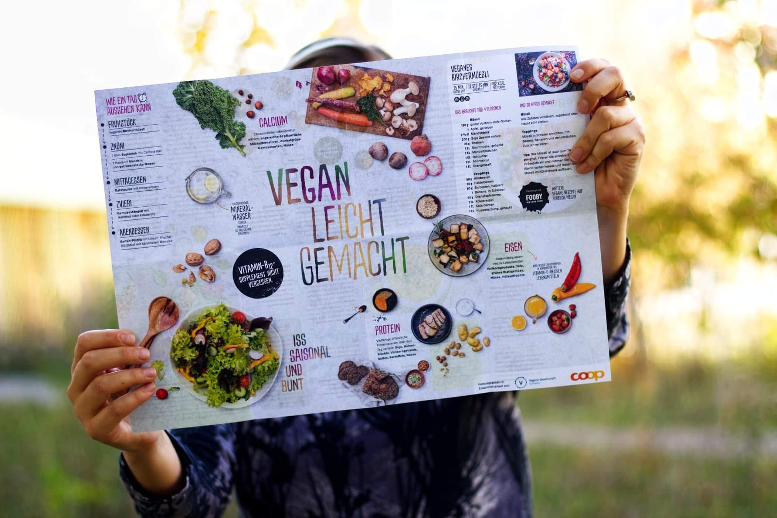 Coop gibt neu eine Broschüre über vegane Ernährung heraus