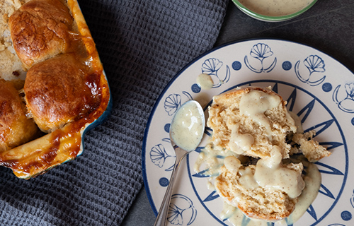vegane Dampfnudeln