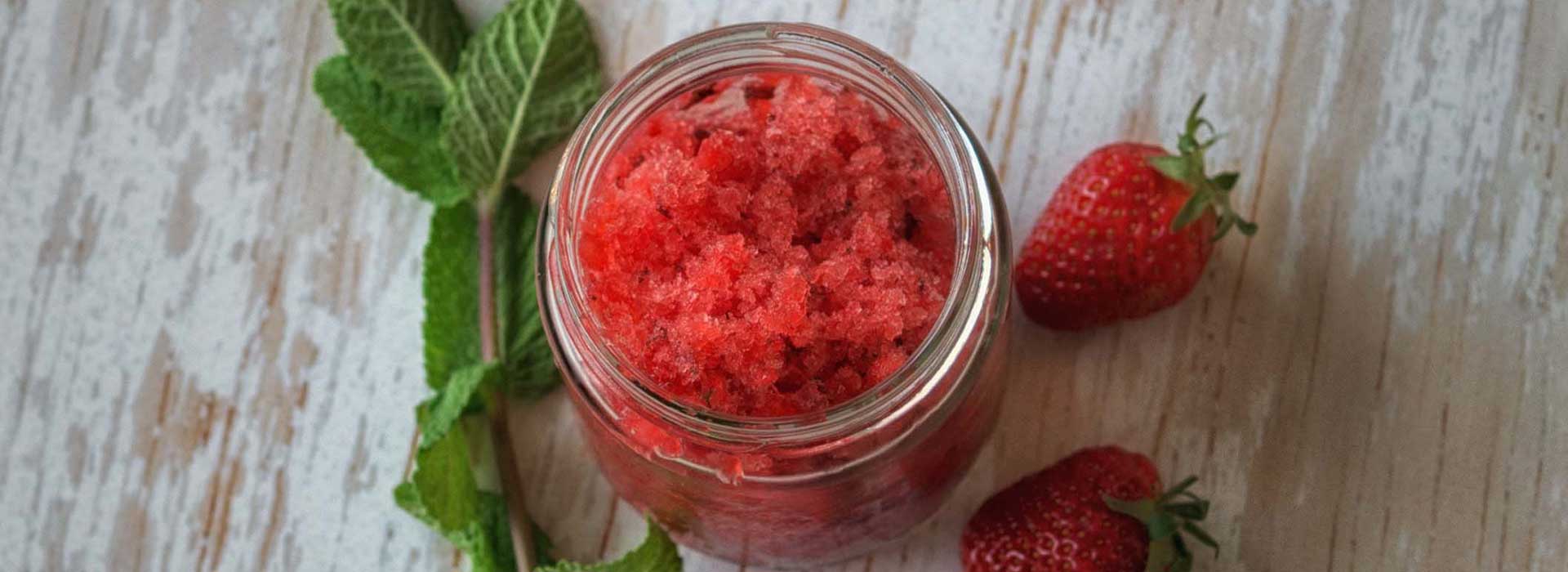 Erdbeer Granita
