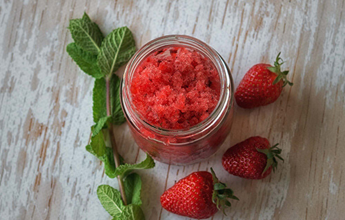 Erdbeer Granita