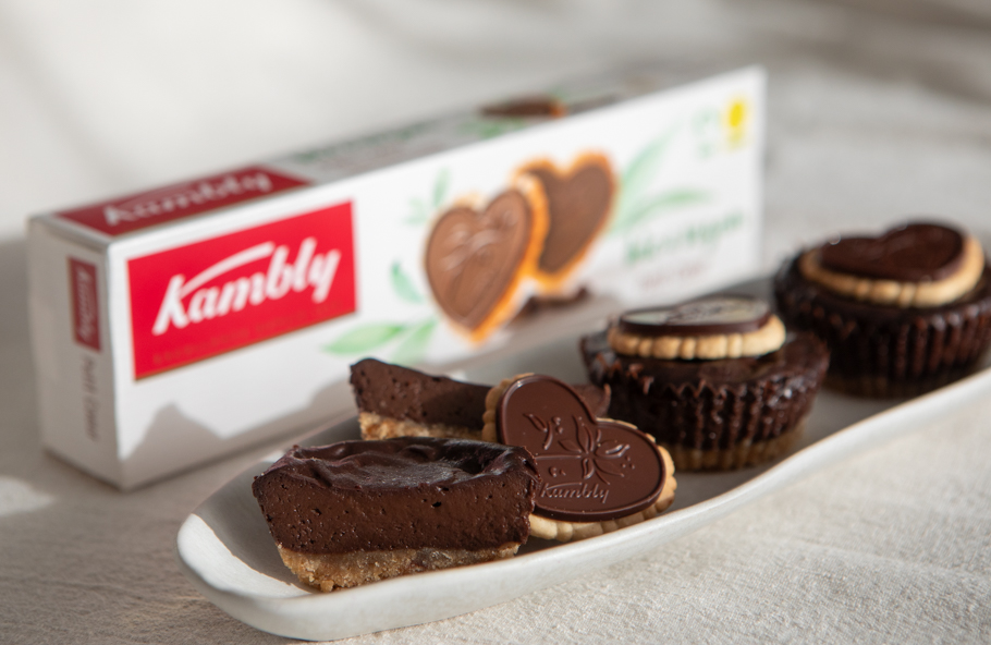 Chocolate Cheesecake Bites mit Kambly