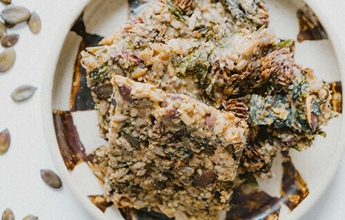 Veganes Knäckebrot