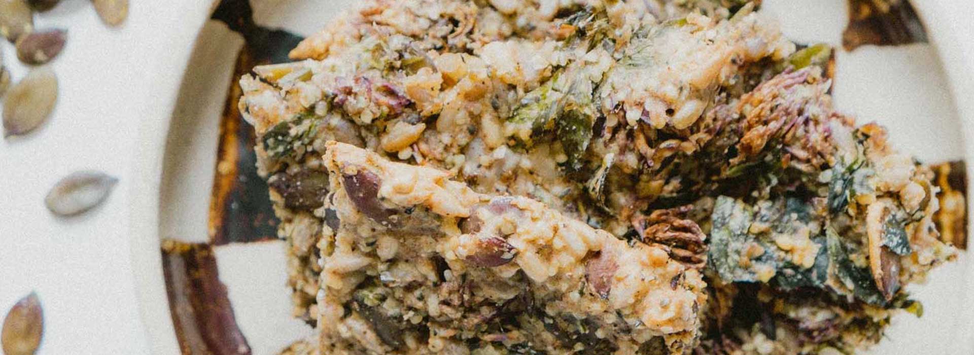 Veganes Knäckebrot