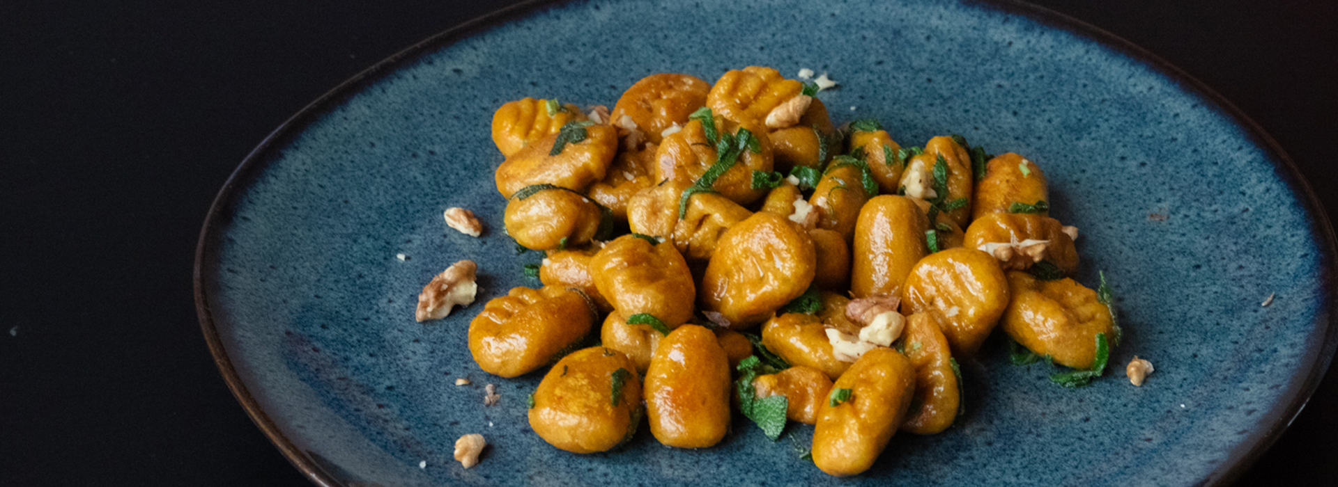 Vegane Kürbis Gnocchi
