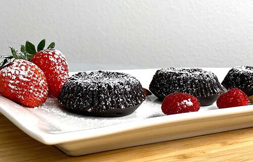 Vegane Lava Cakes