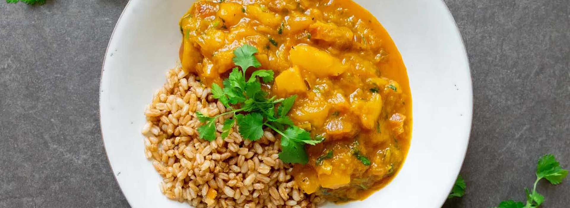 Veganes Mango-Curry