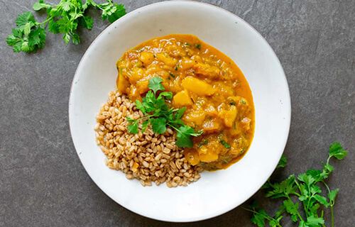Veganes Mango-Curry
