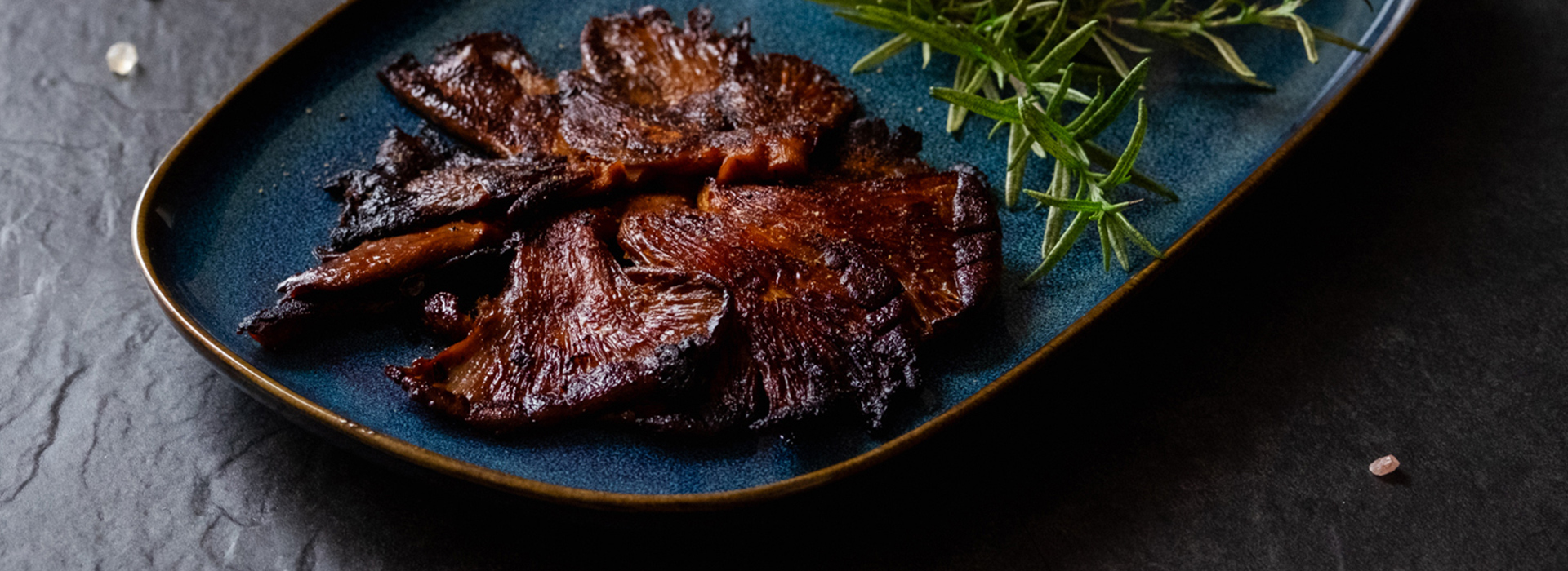 Veganes Pilzsteak