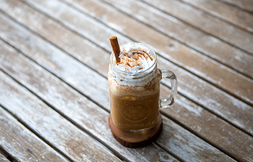 Veganer Pumpkin Spice Latte