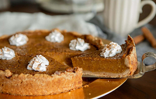 Veganer Pumpkin Pie