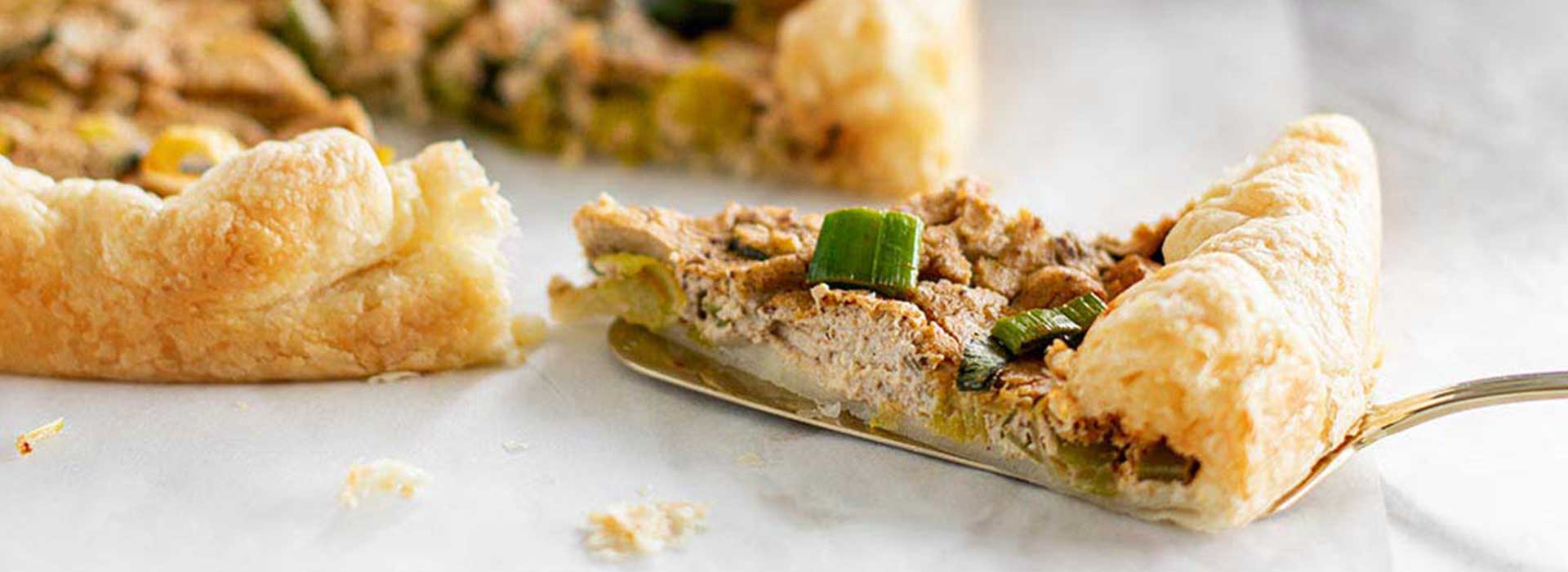Vegane Gemüsequiche