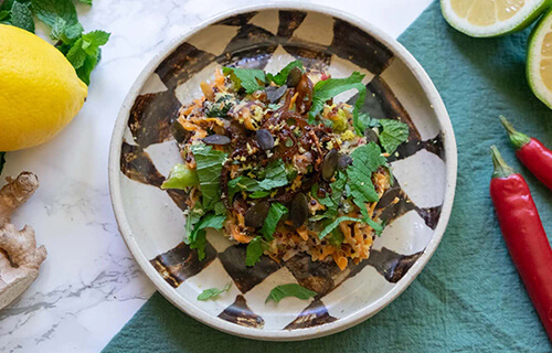 Vegane Quinoa-Bowl