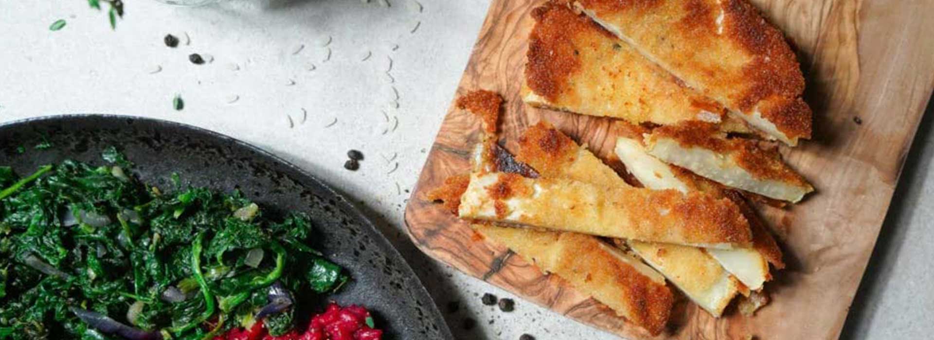Veganes Sellerieschnitzel