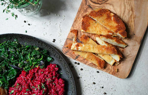 Veganes Sellerieschnitzel