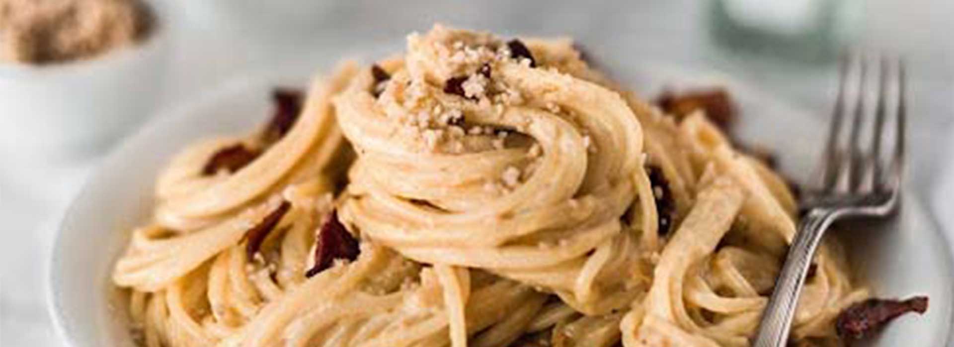 Vegane Spaghetti alla carbonara
