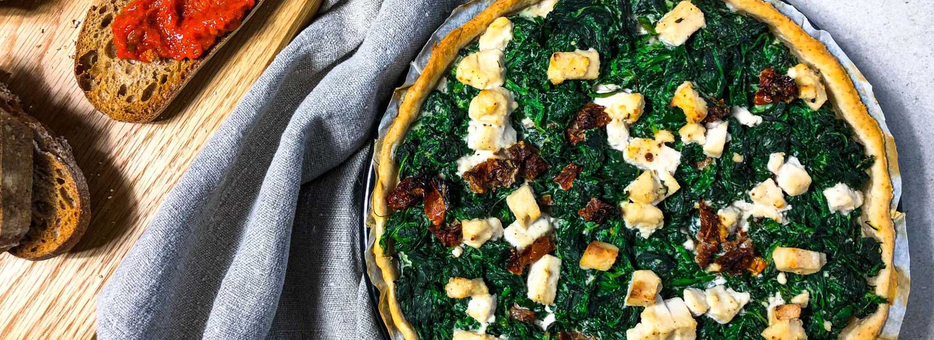 Vegane Spinatwähe