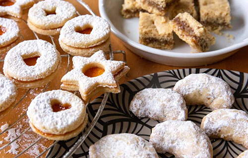 Wiehnachtsguetzli – Rezepte für Spitzbuben, Vanillekipferl und Orangenschnittli