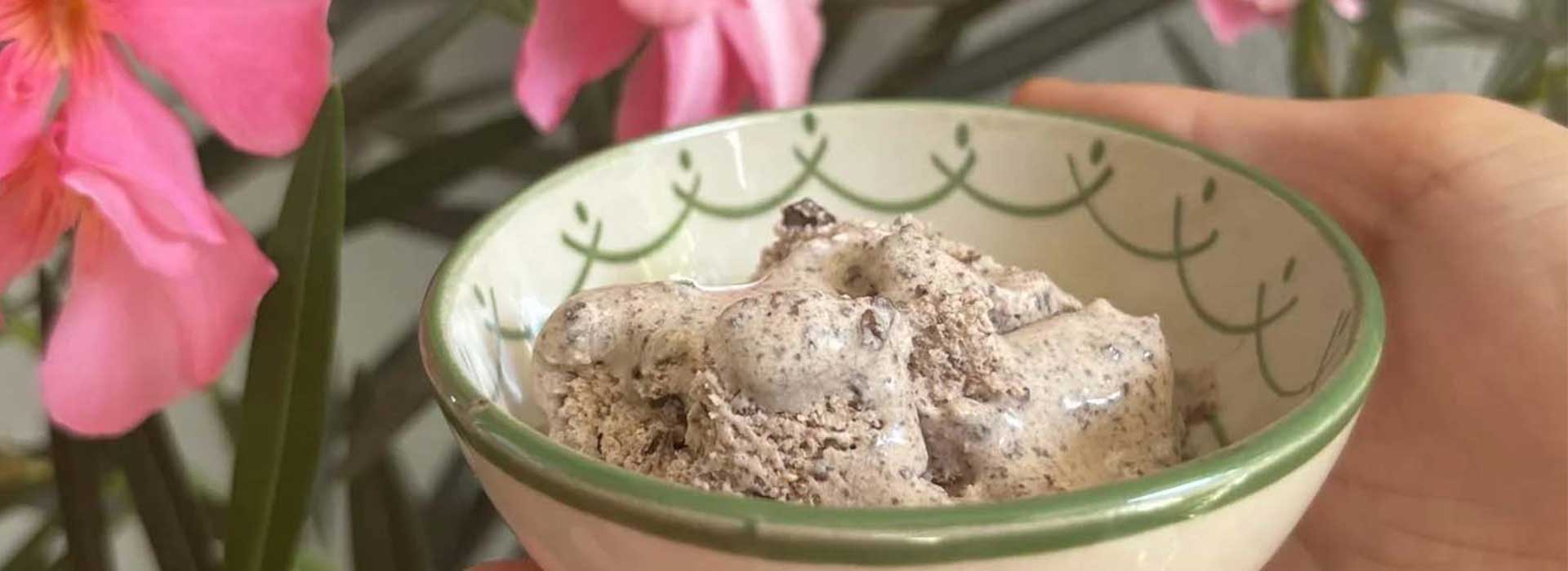 Veganes Stracciatella Glace
