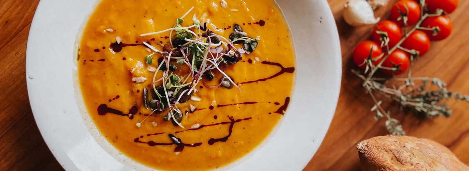 Vegane Süsskartoffelsuppe