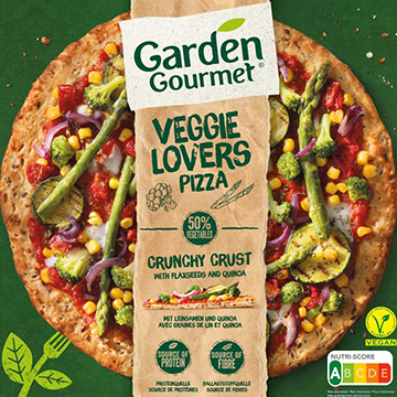Veggie Lovers-Tiefkühlpizza