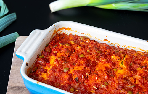 Vegane Omeletten mit Wirzfüllung