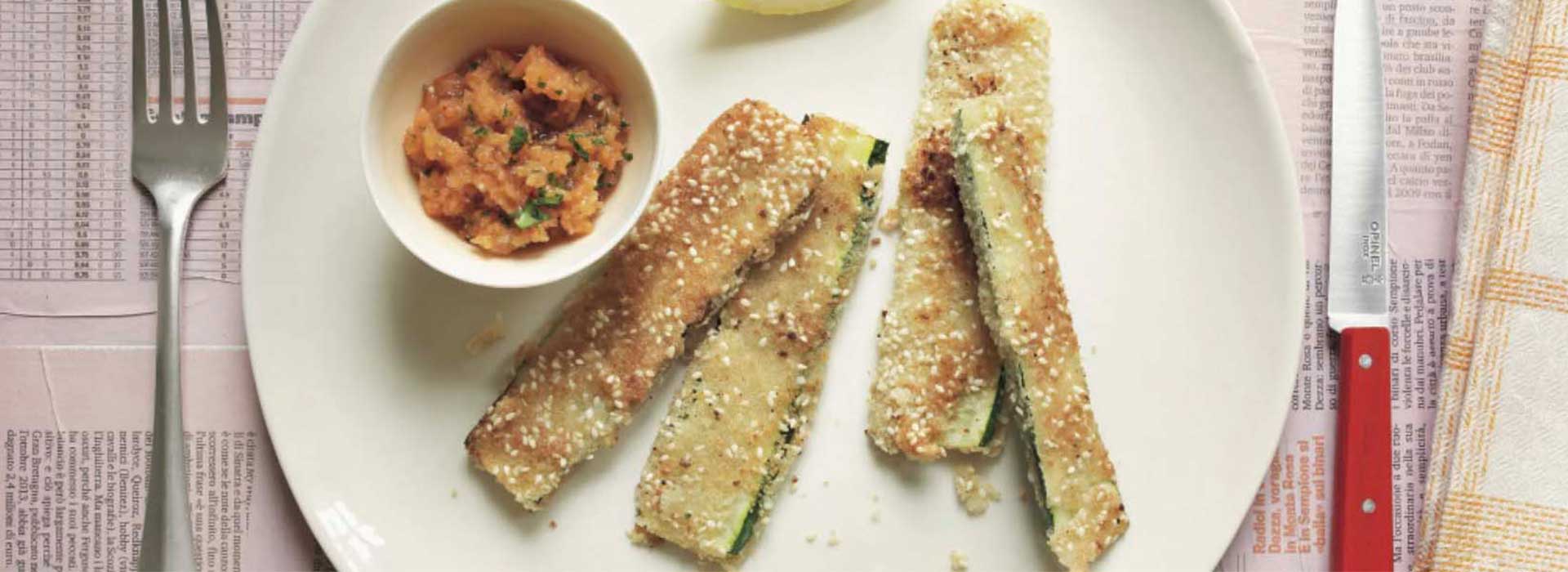 Veganes Zucchetti Schnitzel